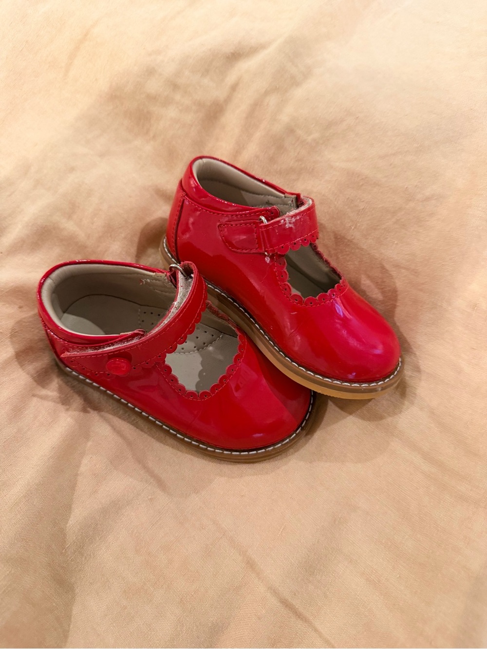 Elephantito Red Patent Mary Jane Shoes for Kids